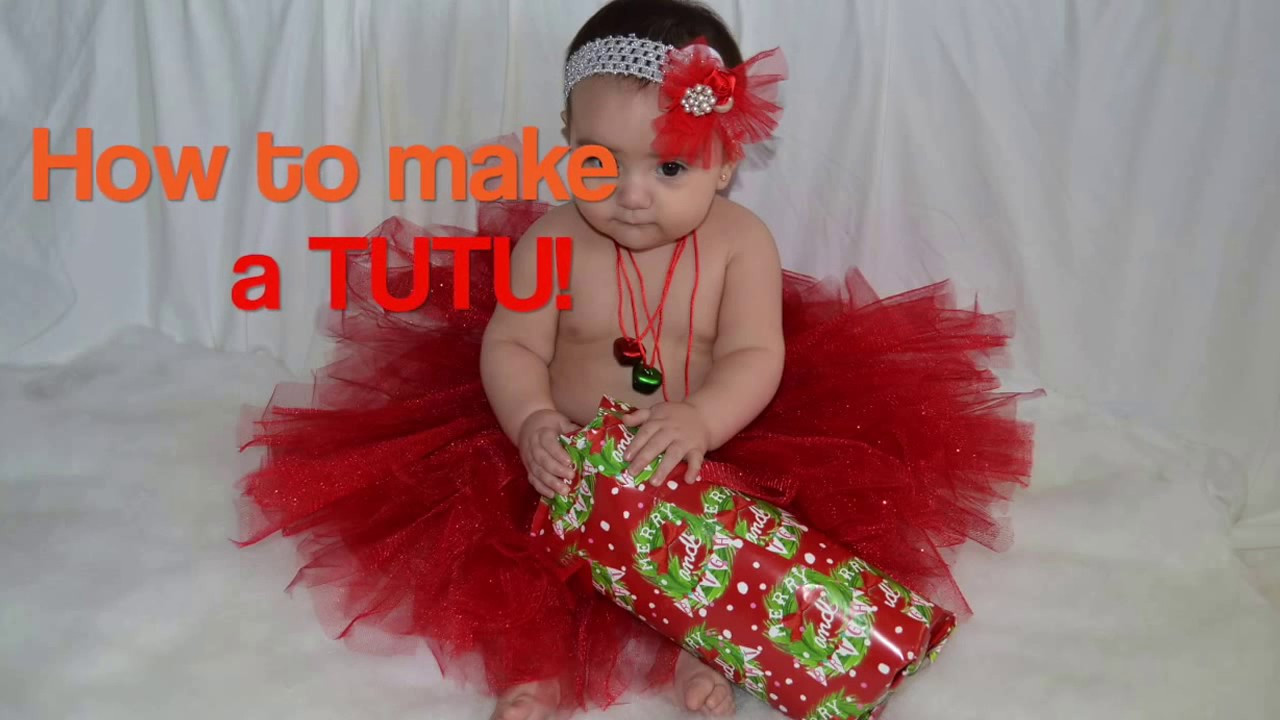 Toddler Tutu DIY
 How to make a tutu for Baby DIY
