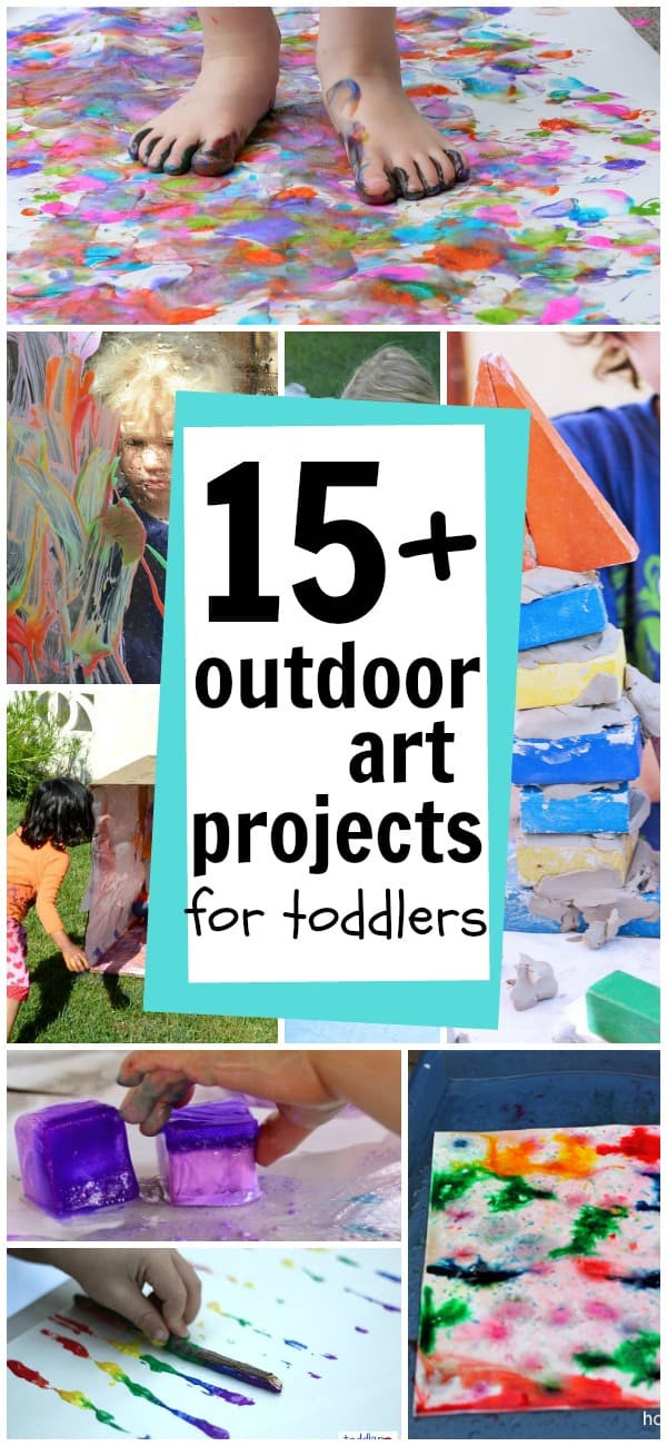 Toddlers Arts And Crafts Projects
 Outdoor Art for Toddlers I Can Teach My Child
