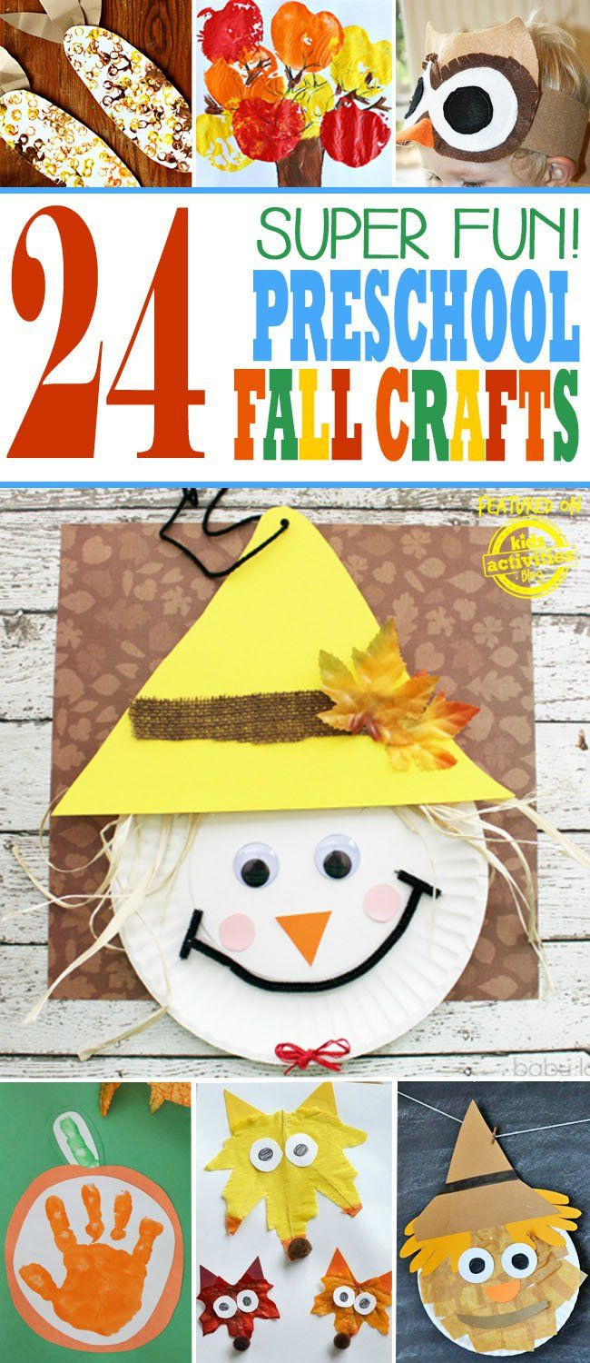 Toddlers Arts And Crafts Projects
 24 Super Fun Preschool Fall Crafts