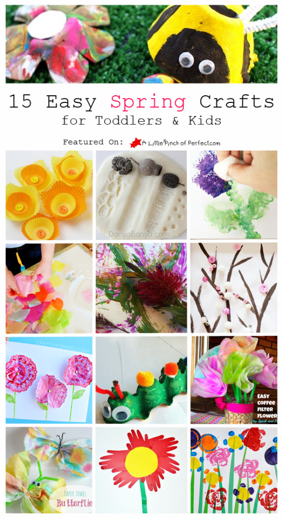 Toddlers Crafts For Spring
 15 Easy Spring Crafts for Toddlers & Kids