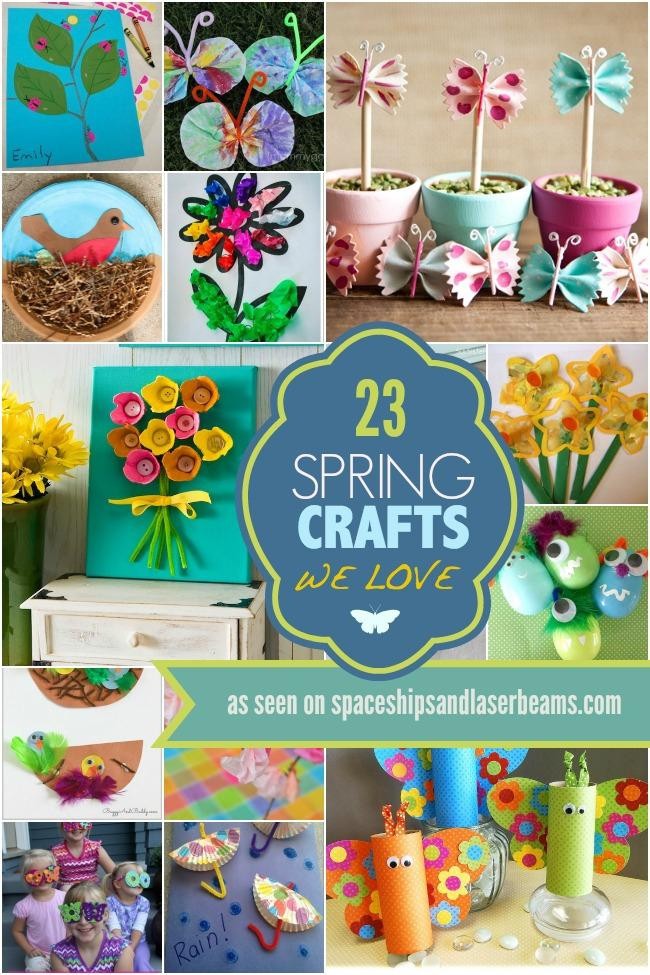 Toddlers Crafts For Spring
 23 Spring Crafts We Love Spaceships and Laser Beams