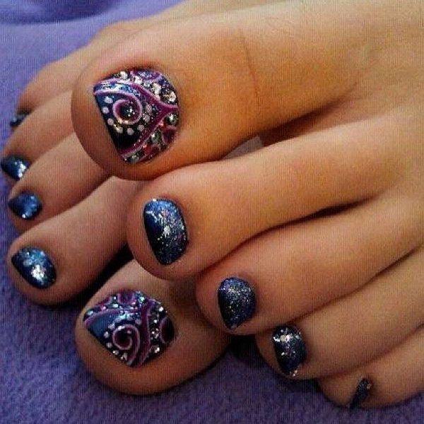 Toe Nail Designs Pictures
 60 Cute & Pretty Toe Nail Art Designs Noted List