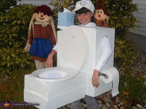 Toilet Halloween Costume
 DIY Toilet Costume