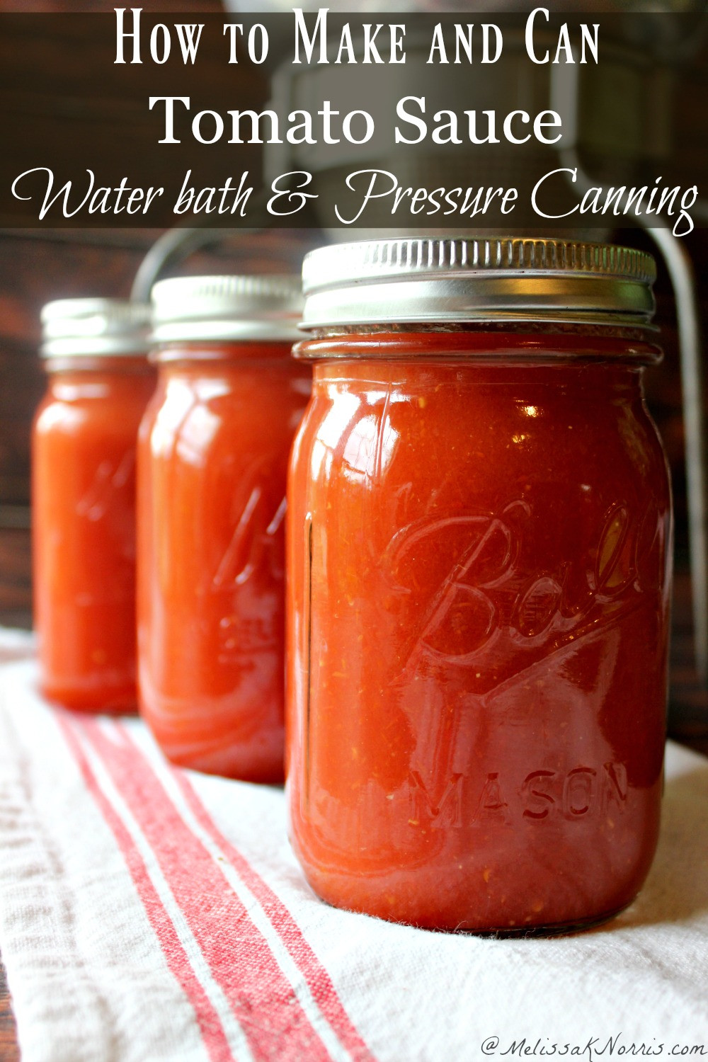 Tomato Sauce Canning Recipe
 How to Can Tomato Sauce