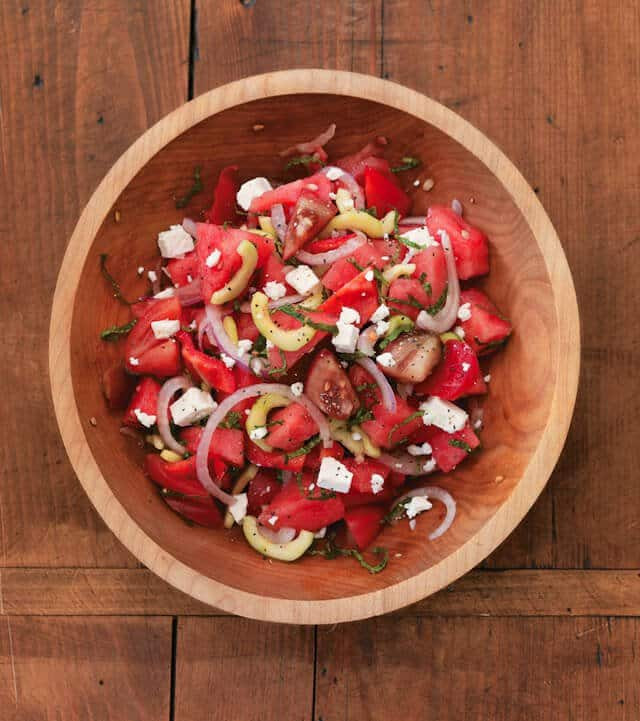 Tomato Watermelon Salad
 Tomato and Watermelon Salad • Steamy Kitchen Recipes
