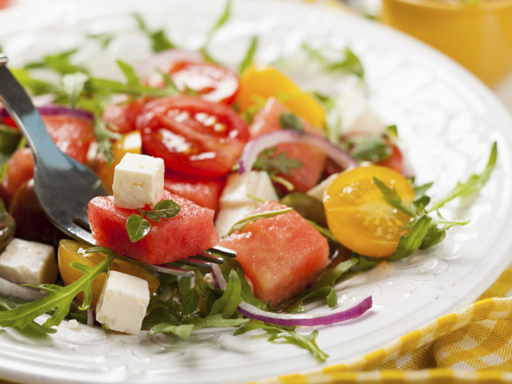 Tomato Watermelon Salad
 Watermelon & Heirloom Tomato Salad Recipes
