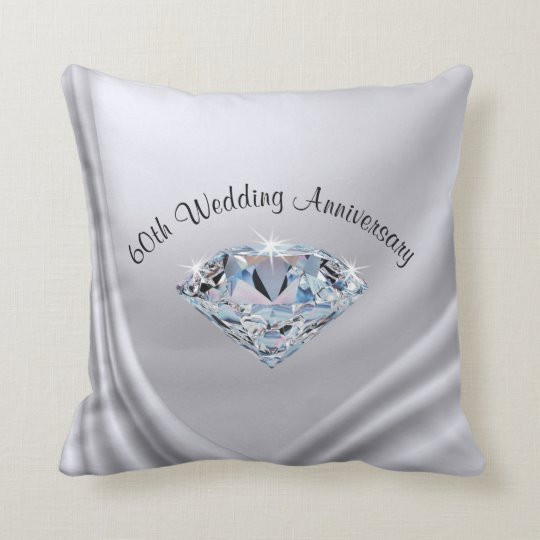 Traditional 60th Birthday Gifts
 60th Wedding Anniversary Gifts Traditional Pillow