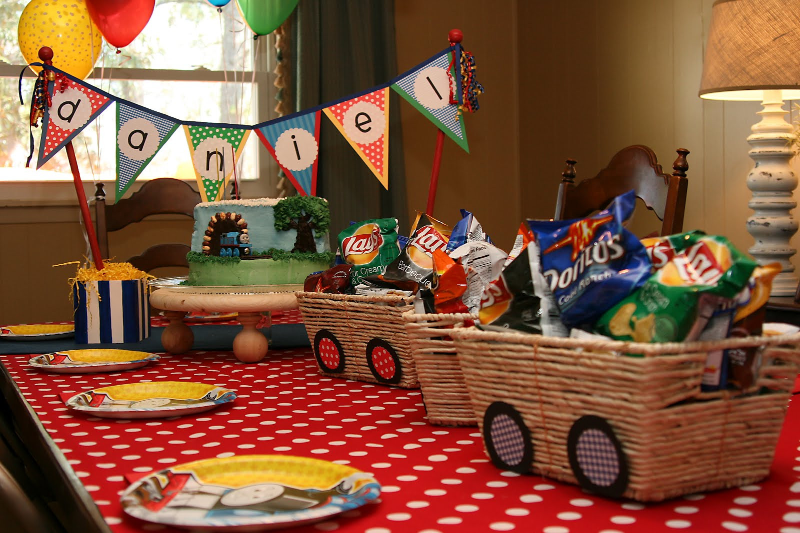 Train Birthday Party Decorations
 The Butlers Daniel s 3rd Birthday Party