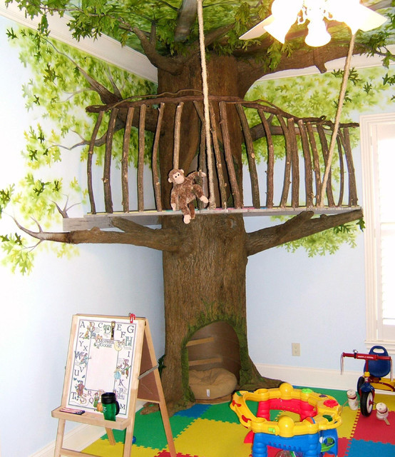 Trees For Kids Room
 indoor treehouse playroom idea an Ideabook by ttruffleheart