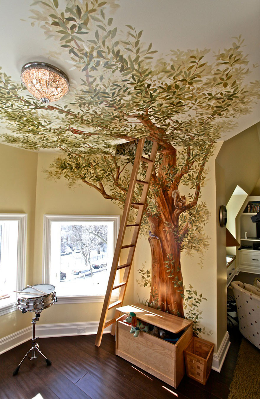 Trees For Kids Room
 22 Creative Kids’ Room Ideas That Will Make You Want To Be