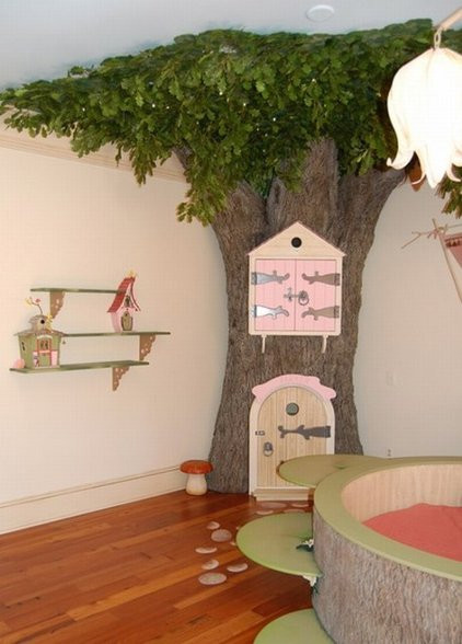 Trees For Kids Room
 indoor treehouse playroom idea