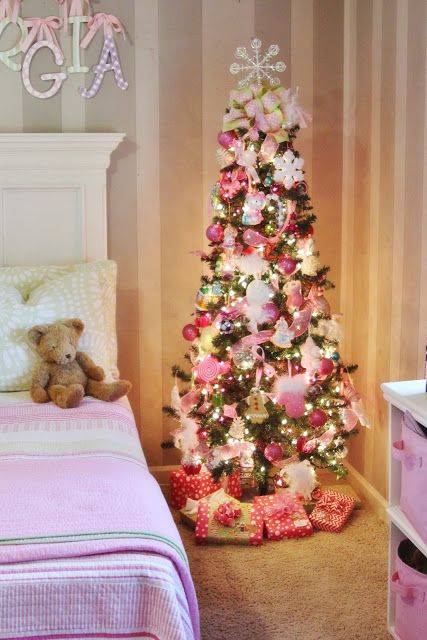 Trees For Kids Room
 The Butlers Holiday Home Tour a Christmas tree for a