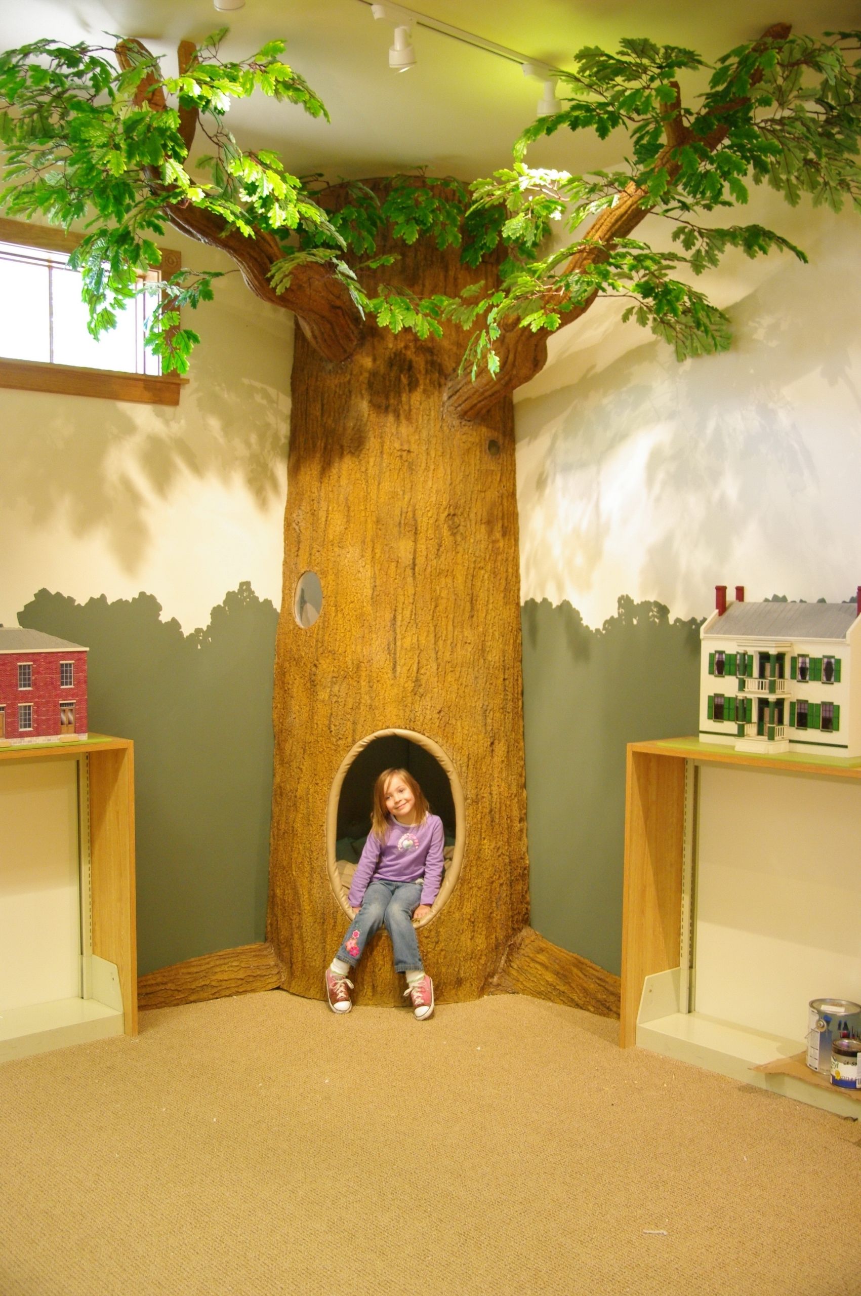 Trees For Kids Room
 Tree in childrens reading area – Salem Crew Public Library