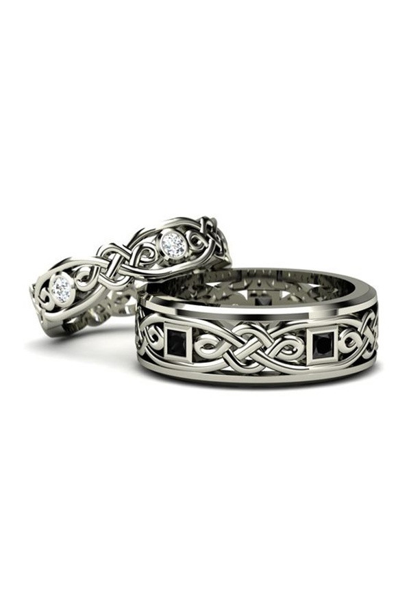 Tribal Wedding Bands
 10 Strikingly Unique Wedding Band Ideas for Couples Blog