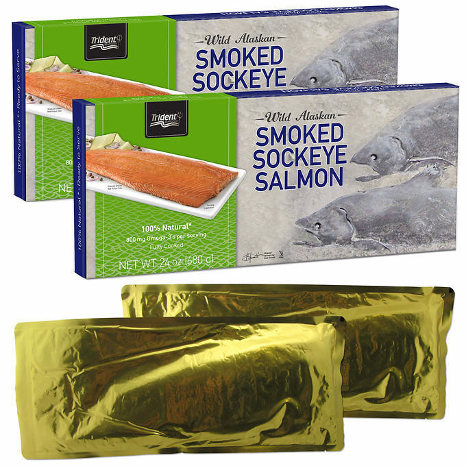 Trident Smoked Salmon
 Trident Seafoods Smoked Sockeye Salmon 2 Gift Packs