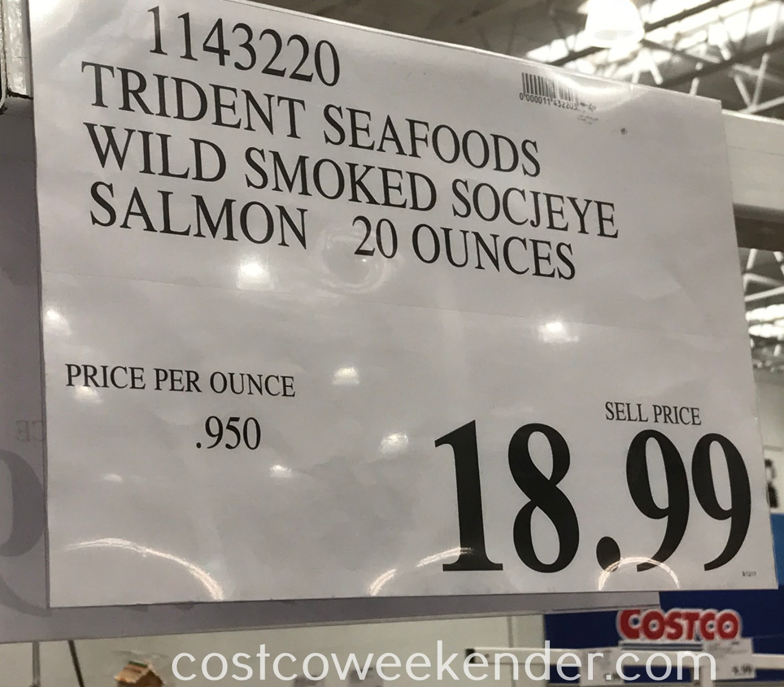 Trident Smoked Salmon
 Costco Weekender