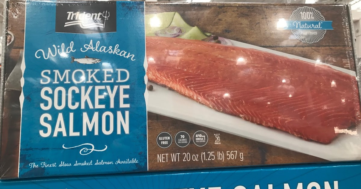 Trident Smoked Salmon
 Trident Seafoods Wild Alaskan Smoked Sockeye Salmon