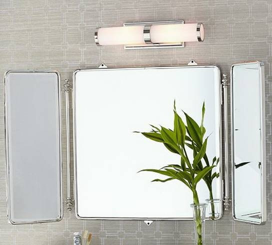 Trifold Bathroom Mirrors
 15 Collection of Tri Fold Bathroom Wall Mirrors