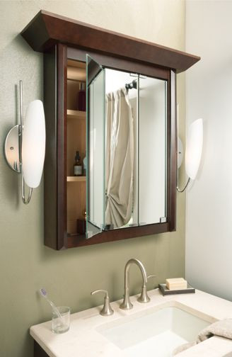 Trifold Bathroom Mirrors
 Tri Fold Mirror Medicine Cabinet you can use for