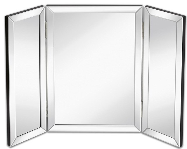 Trifold Bathroom Mirrors
 Hamilton Hills Trifold Vanity Mirror