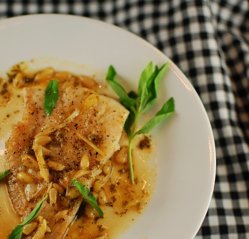 Tripletail Fish Recipes
 PAN FRIED FISH WITH PINE NUTS