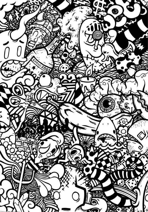 23 Ideas for Trippy Adult Coloring Pages - Home, Family, Style and Art ...