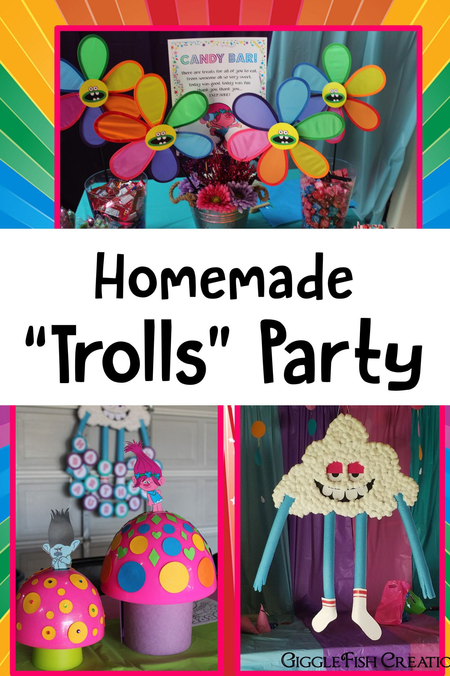 Trolls Party Ideas Diy
 Pin on Candy Shop Party