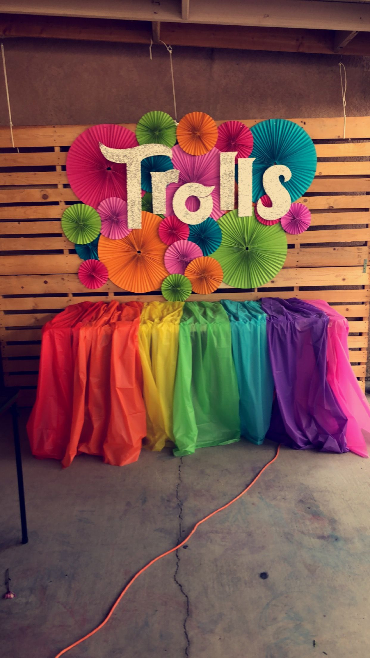 Trolls Party Ideas For Girl
 Trolls cake table birthday party