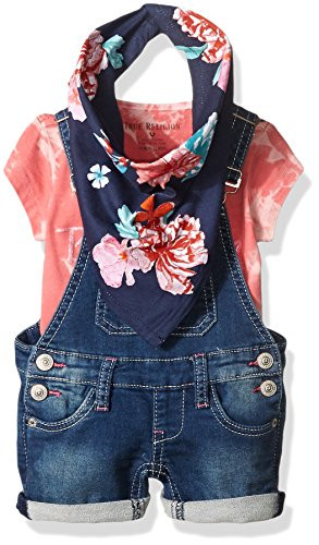 True Religion Baby 3 Piece Gift Box Set
 Baby Girl Clothes True Religion Girls 3pc Overall Set
