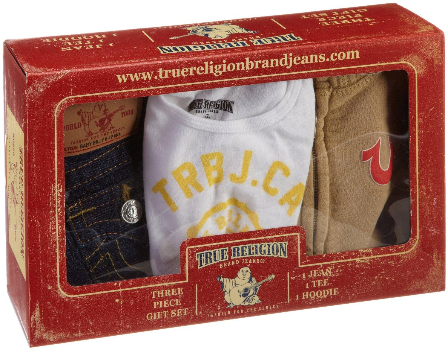 True Religion Baby 3 Piece Gift Box Set
 Discounted True Religion Uni Baby Infant Baby 3 Piece