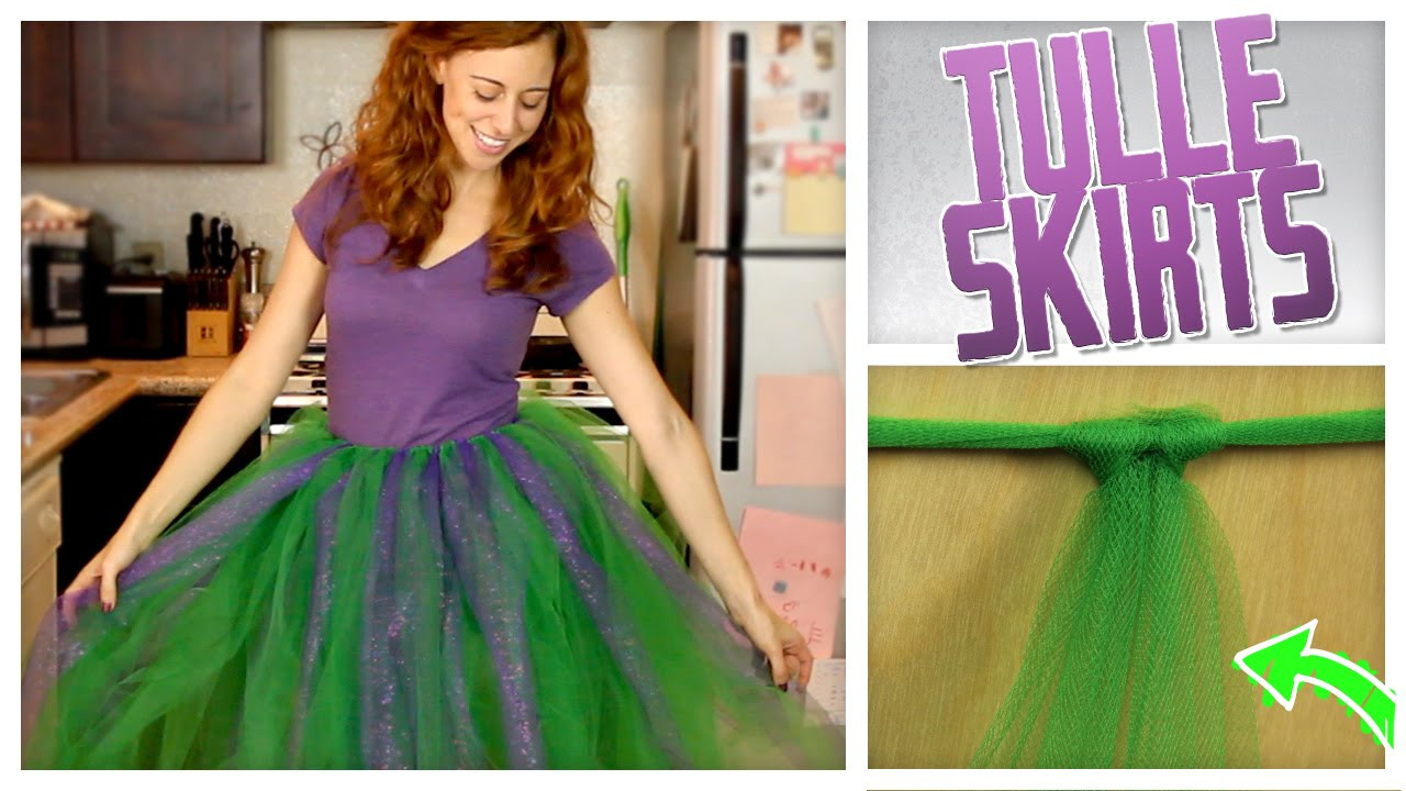Tulle Skirts For Adults DIY
 DIY No Sew Tulle Skirt Do It Gurl