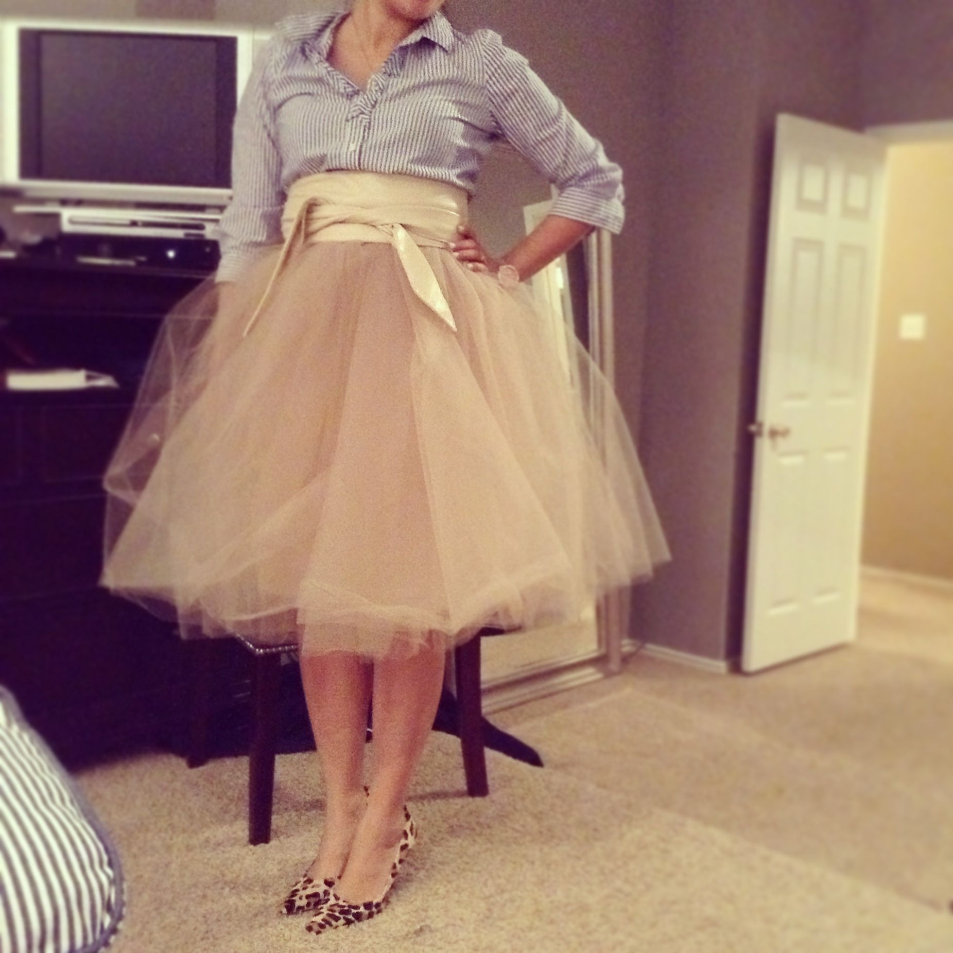 Tulle Skirts For Adults DIY
 DIY TUTU SKIRT MADE BY ME