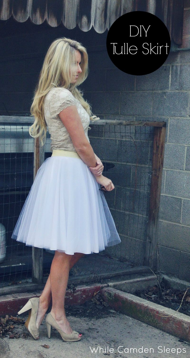 Tulle Skirts For Adults DIY
 DIY Tulle Skirt Tutorial the Lazy Girl Way