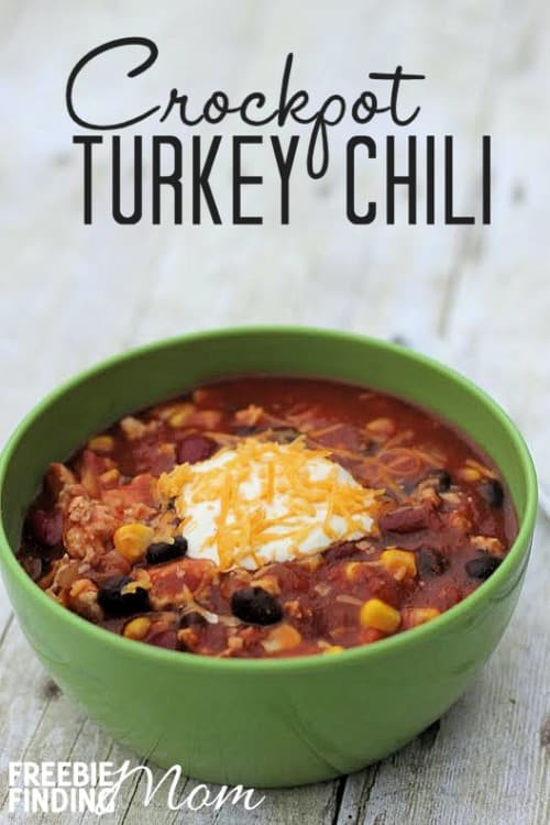 Turkey Chili Crock Pot Recipe
 Easy Crockpot Turkey Chili Recipe