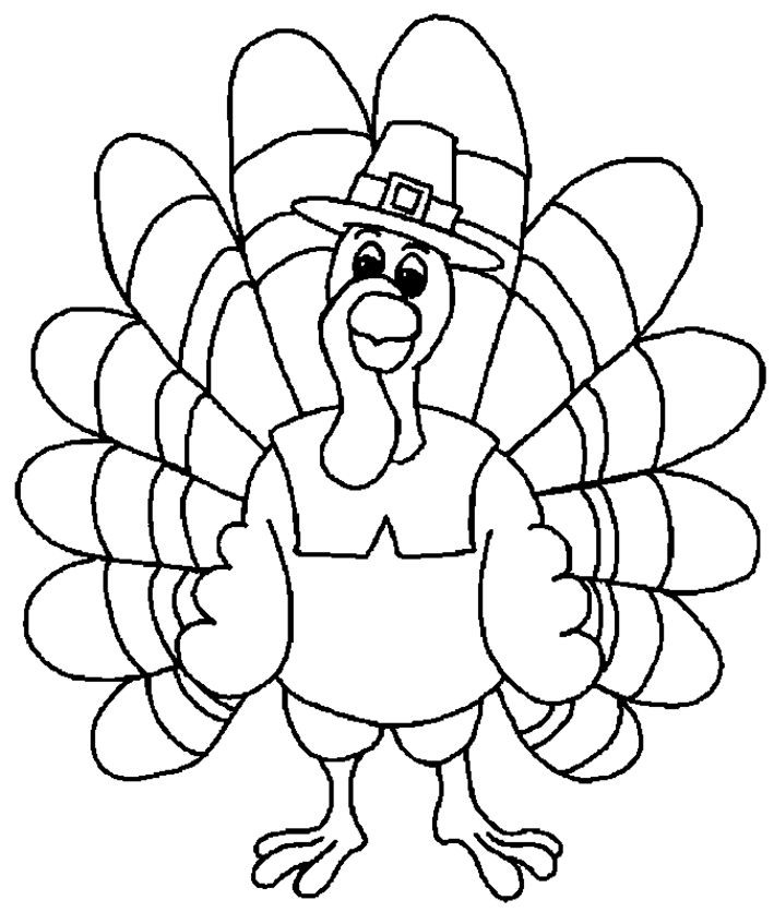 Turkey Coloring Pages For Kids
 12 best thanksgiving worksheets images on Pinterest