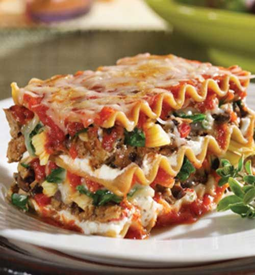 Turkey Lasagna Recipe
 Lasagna with Spinach Recipe