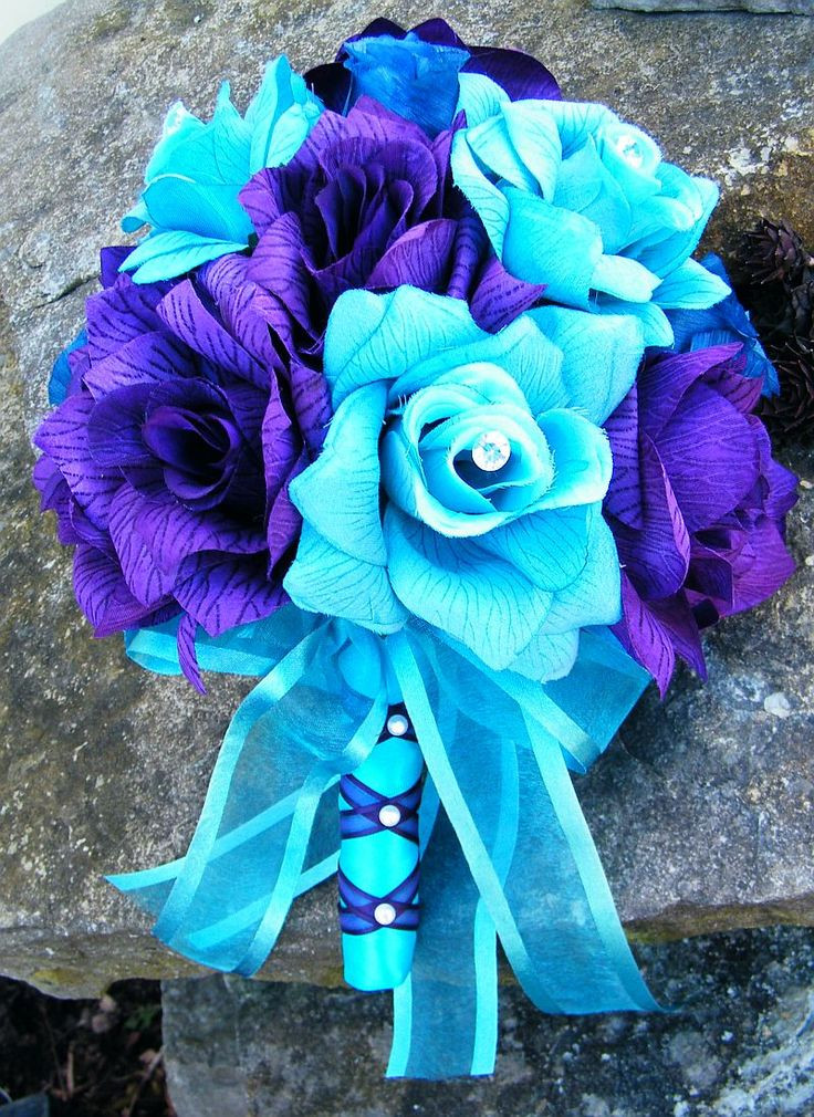 Turquoise And Purple Wedding Theme
 The 25 best Purple turquoise weddings ideas on Pinterest
