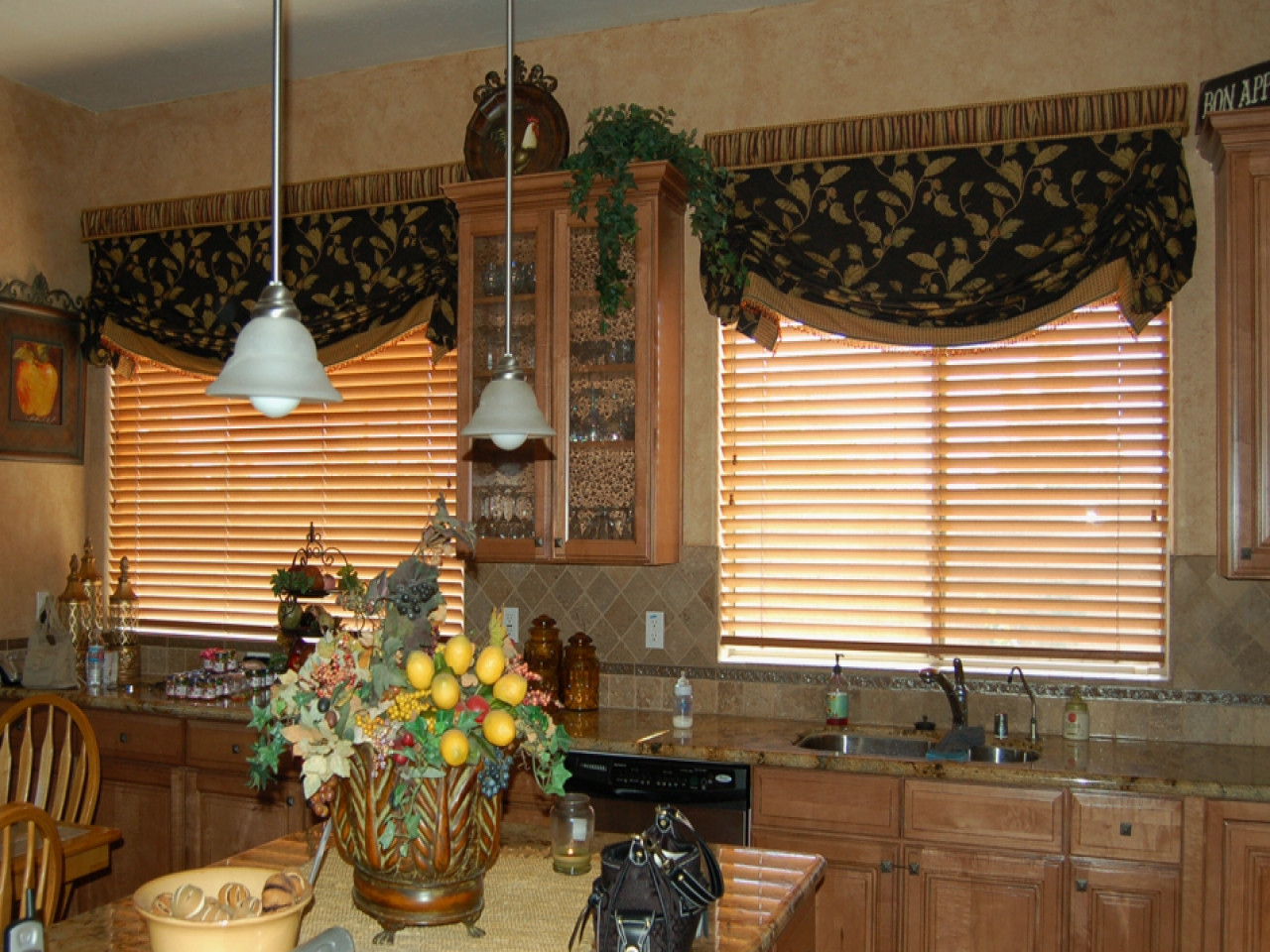 Tuscany Kitchen Curtains
 Dining room draperies tuscan kitchen curtains valances