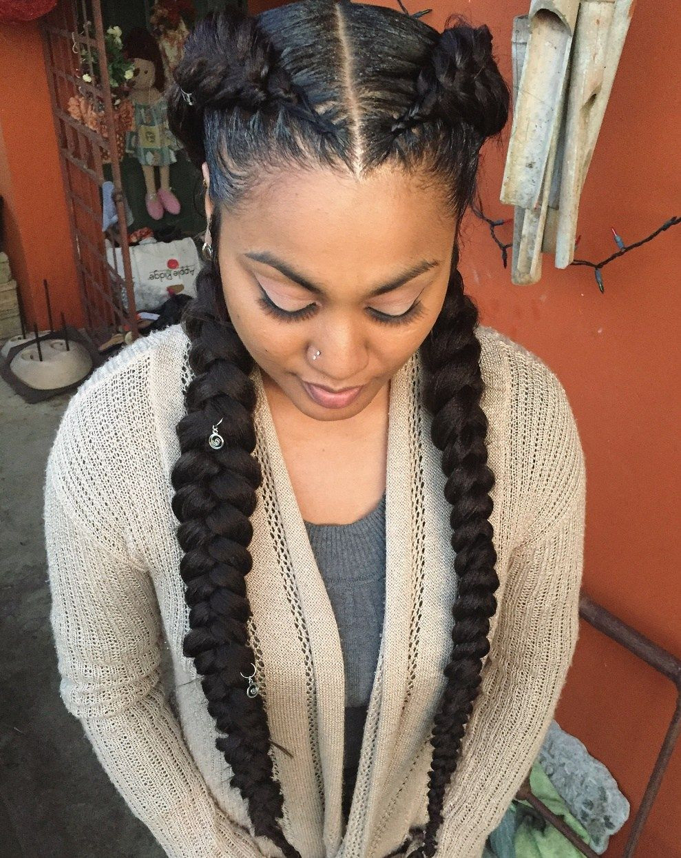 Two Braid Hairstyles
 60 Easy and Showy Protective Hairstyles for Natural Hair