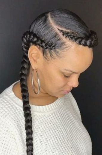 Two Braid Hairstyles With Weave
 2 Goddess Braids with Weave – New Natural Hairstyles