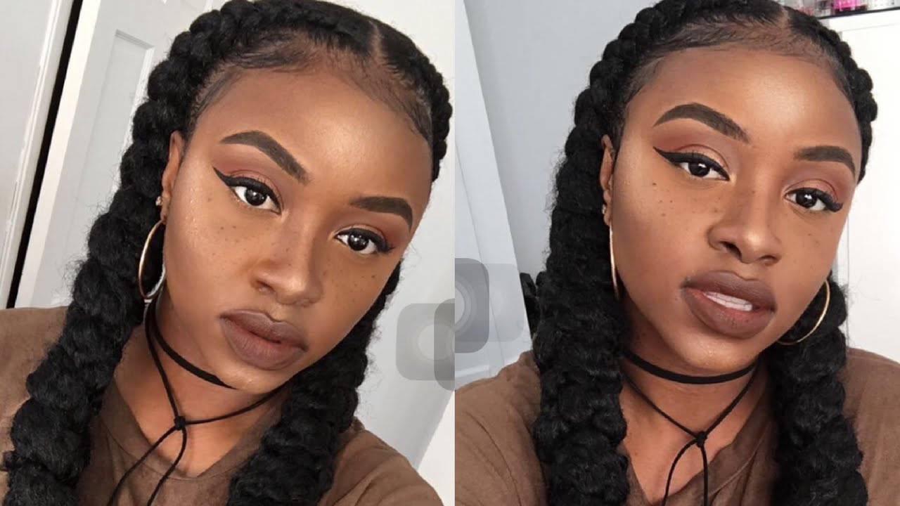Two Braid Hairstyles With Weave
 Super Easy Protective Style