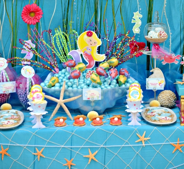 Under The Sea Birthday Decorations
 Under The Sea Mermaid Birthday Party Party Ideas