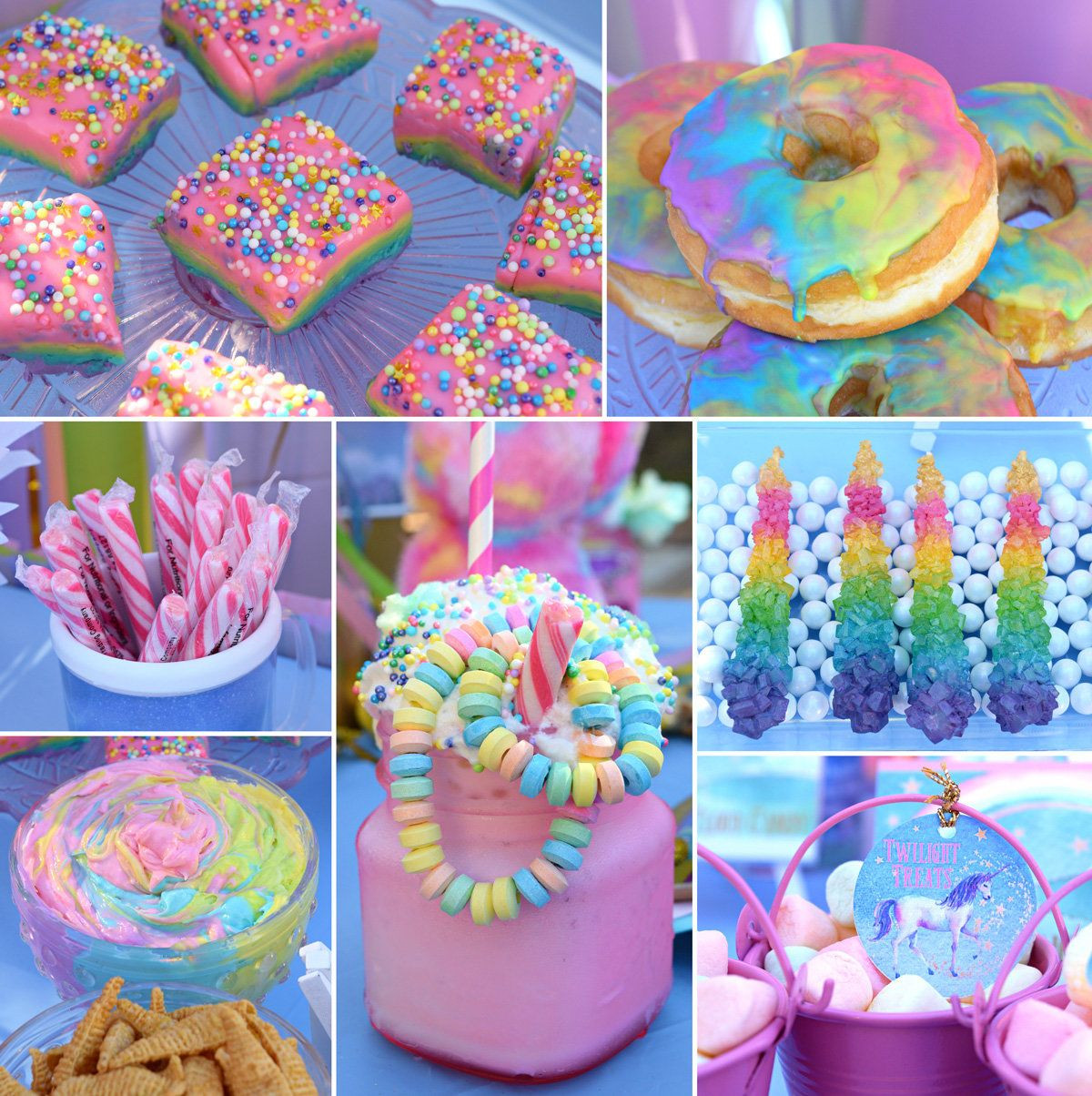 Unicorn Party Food Ideas Ponytails
 Unicorn food Party Ideas in 2019