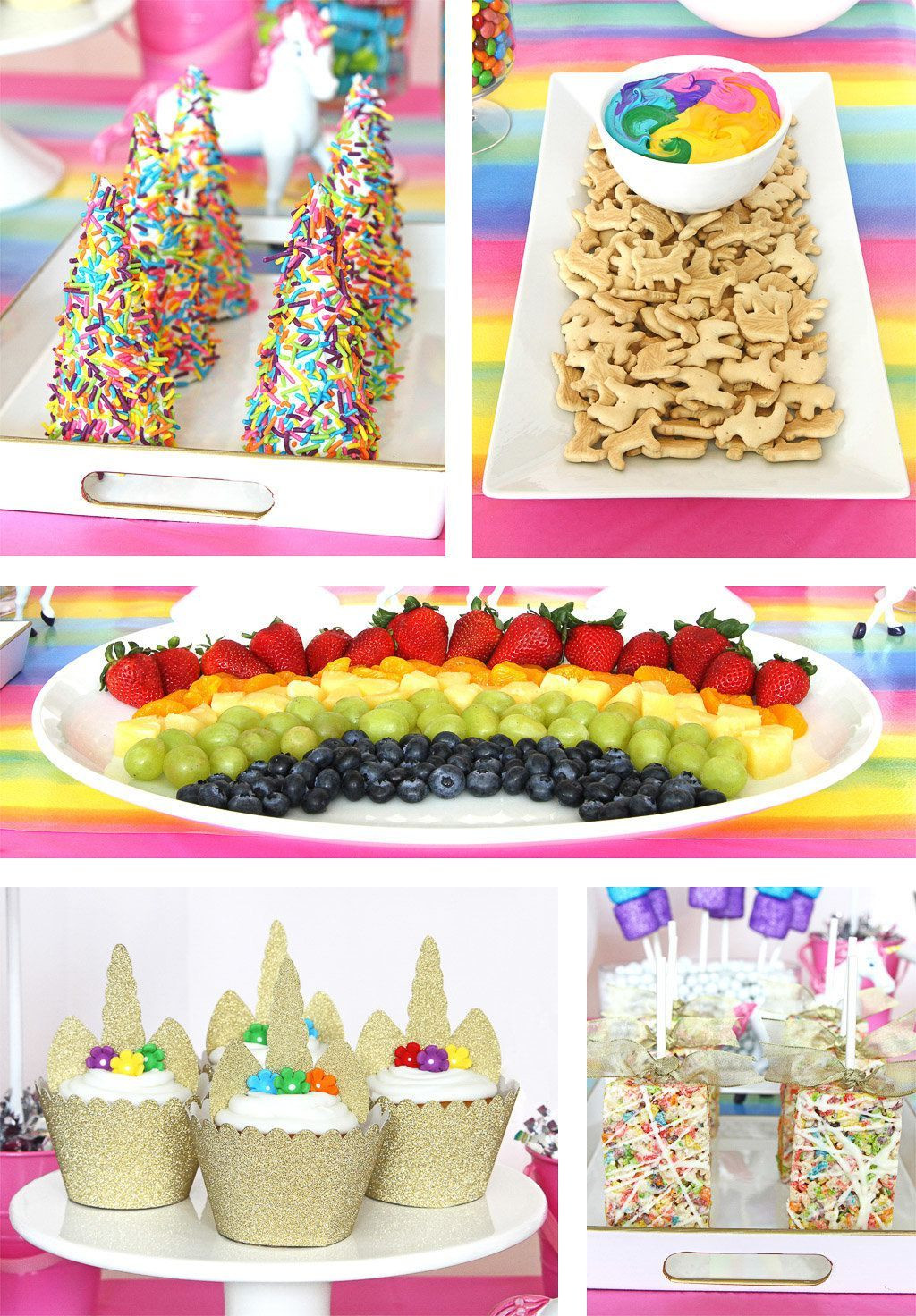 Unicorn Theme Tea Party Food Ideas For Girls
 Unicorn and Rainbows Party Foods in 2019