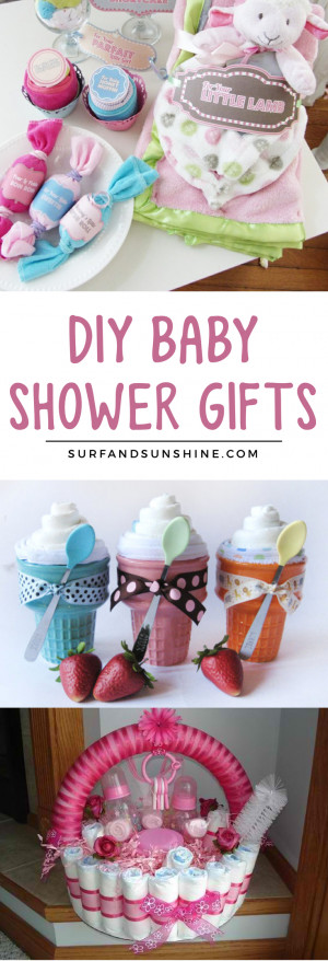 Unique Baby Shower Gift Ideas For Boys
 Unique DIY Baby Shower Gifts for Boys and Girls – Surf and