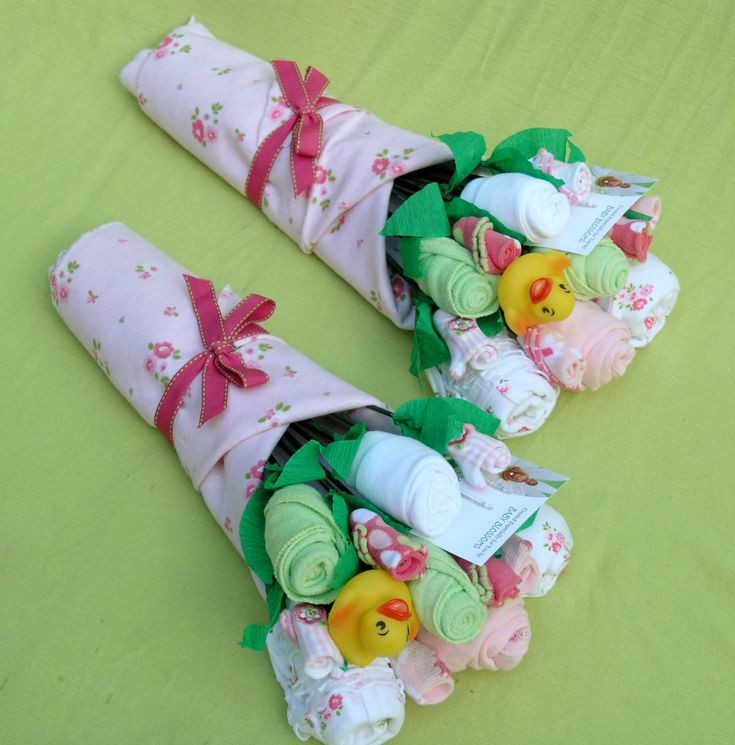 Unique Baby Shower Gift Ideas Pinterest
 Twin Girl Gift Bouquets Unique Baby Shower Gift by