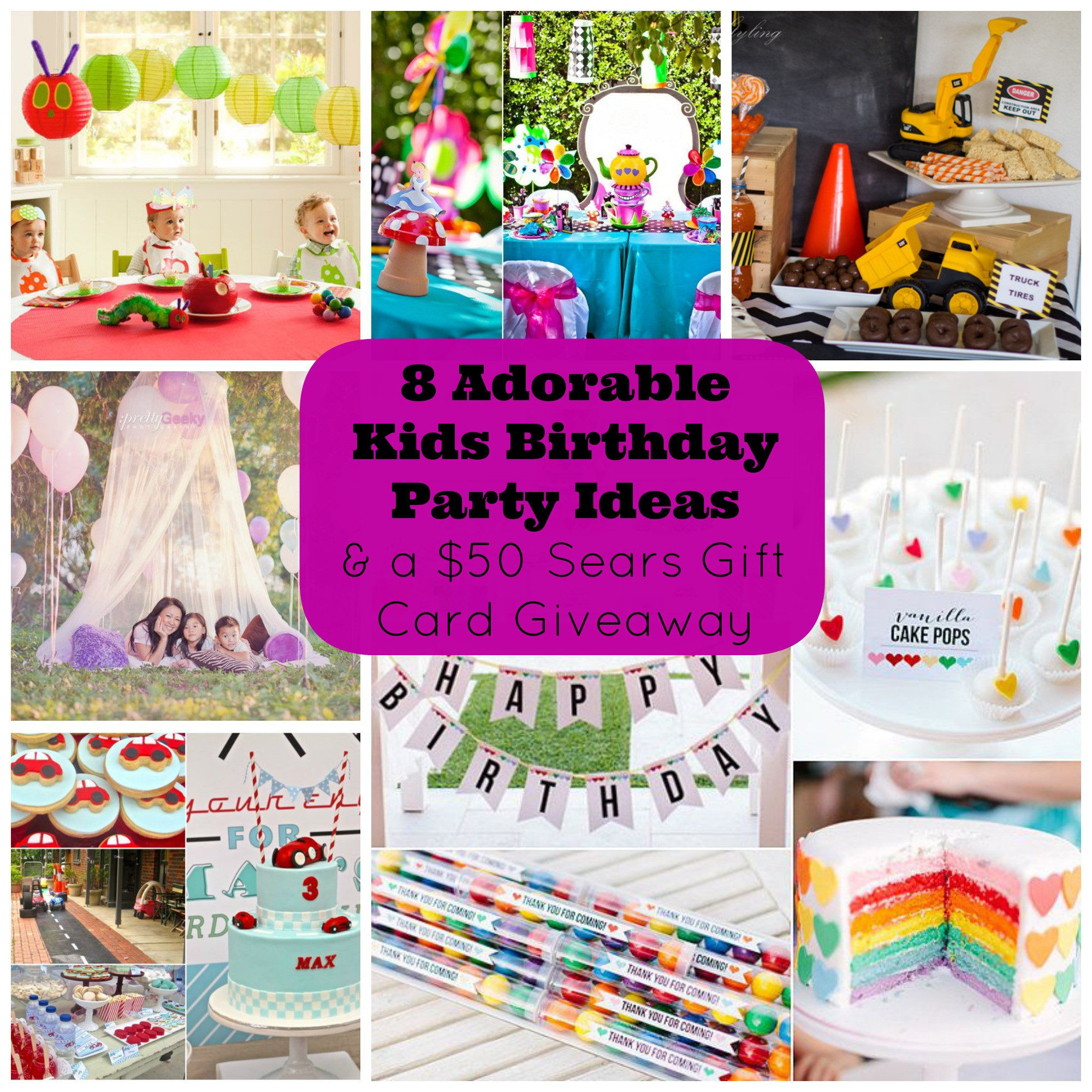 Unique Birthday Gifts For Kids
 8 Adorable Kids Birthday Party Ideas and a Giveaway for a