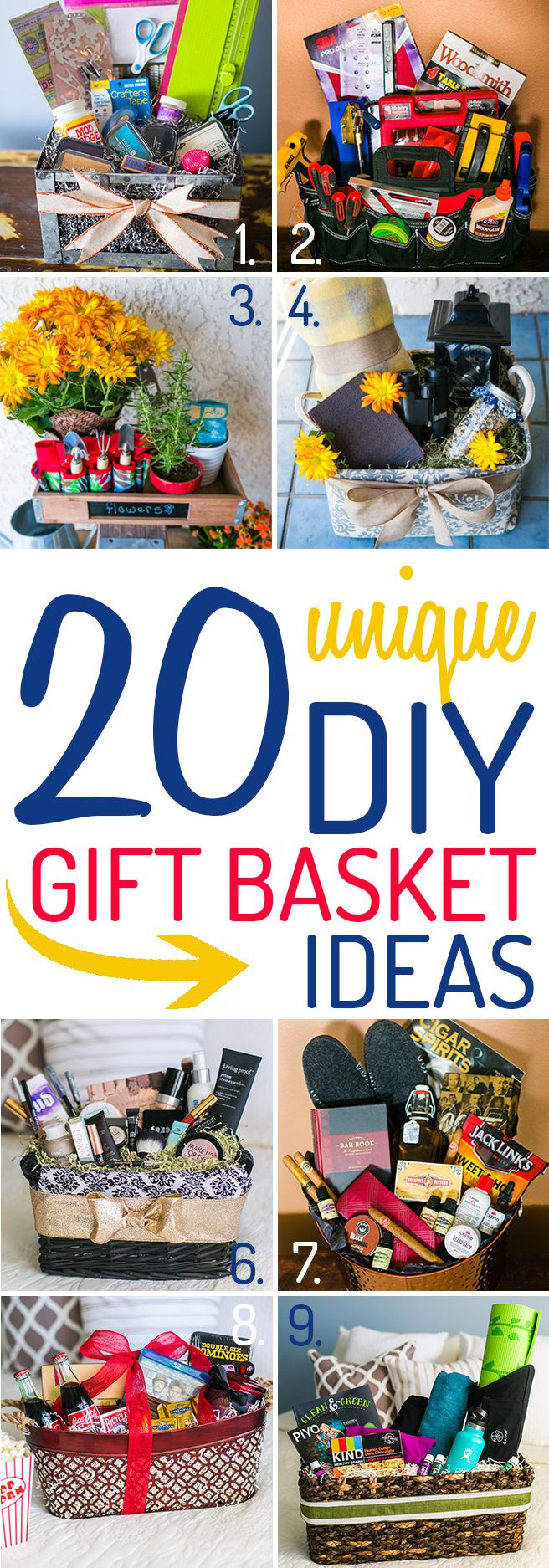 Unique Gift Basket Ideas For Raffle
 20 Unique DIY Gift Basket Ideas Gift ideas