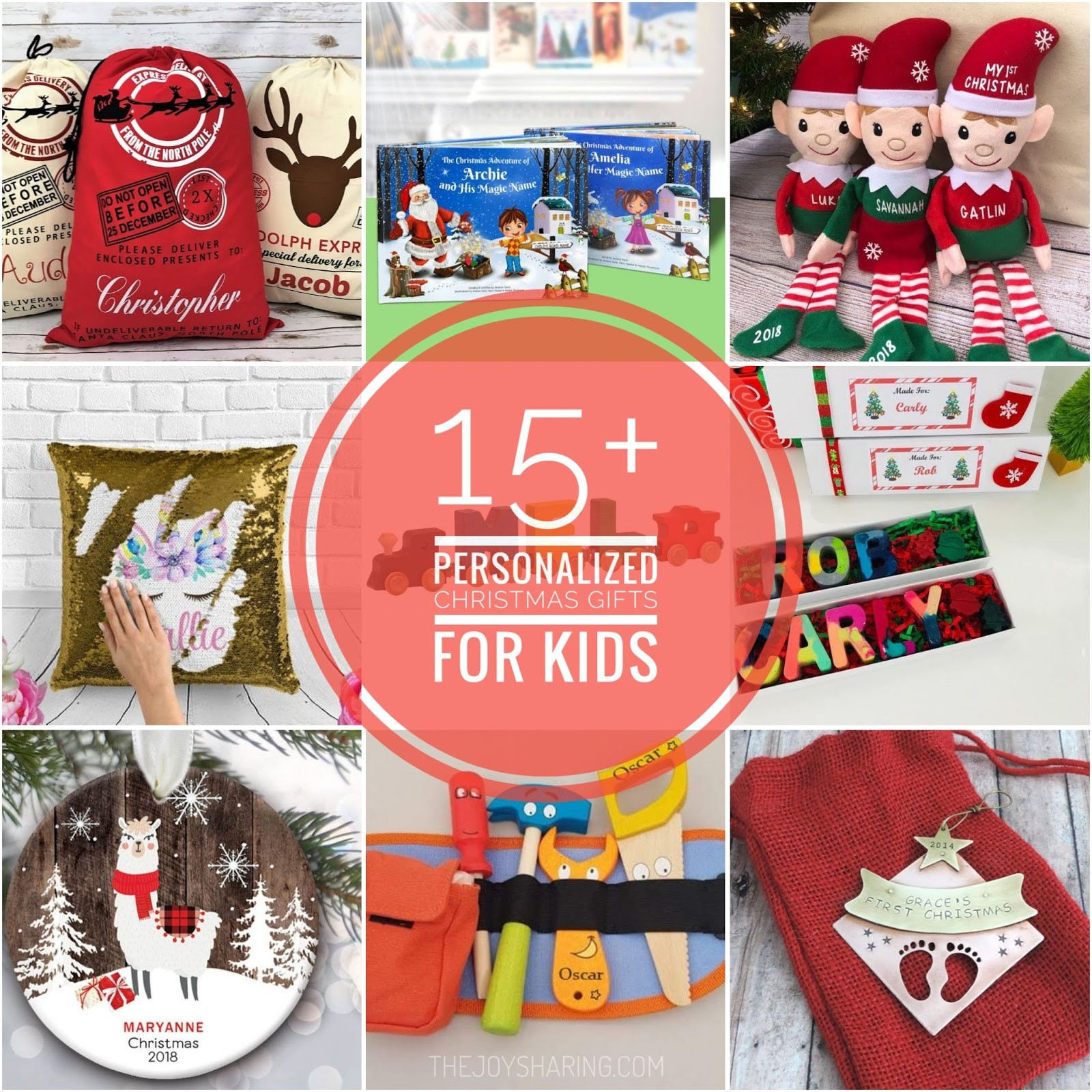 Unique Kids Christmas Gifts
 15 Personalized Christmas Gifts for Kids The Joy of Sharing