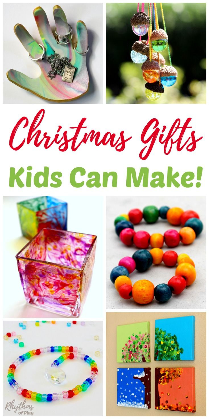 Unique Kids Christmas Gifts
 Homemade Gifts Kids Can Make for Parents and Grandparents